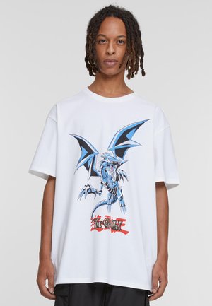 Upscale by Mister Tee YU GHI OH EYES DRAGON HE - Print T-shirt - white