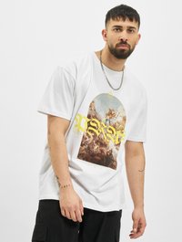 Upscale by Mister Tee PRAY PAINTING - Apdrukāts T-krekls - white