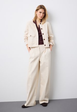 Stefanel Stoffhose - light beige