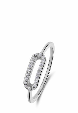 MINIMALISTIC - Bague - silver-coloured/white