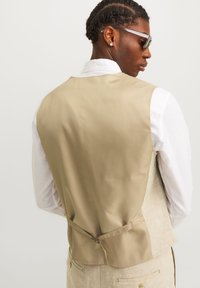 Jack & Jones PREMIUM JPRRIVIERA MIX - Mellény - travertine
