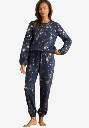 REGULAR FIT - Nachtwäsche Hose - navy