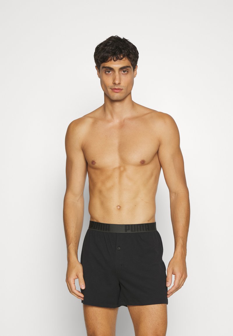 Puma MEN LOOSE FIT 2 PACK Boxers forest night/black/negro Zalando.es
