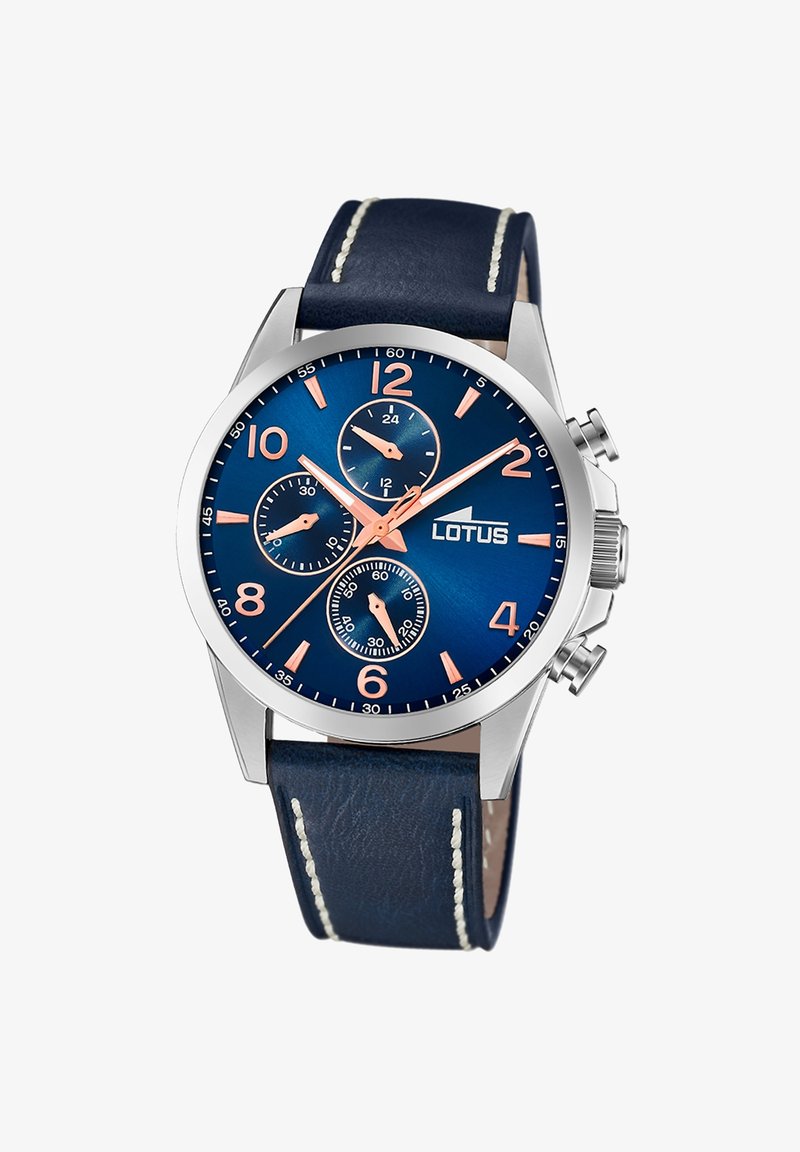 Lotus Montre à aiguilles - silberfarben