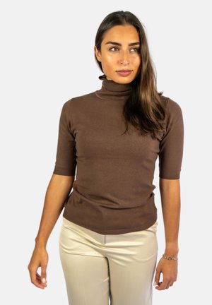 T-shirt basic - chocolate