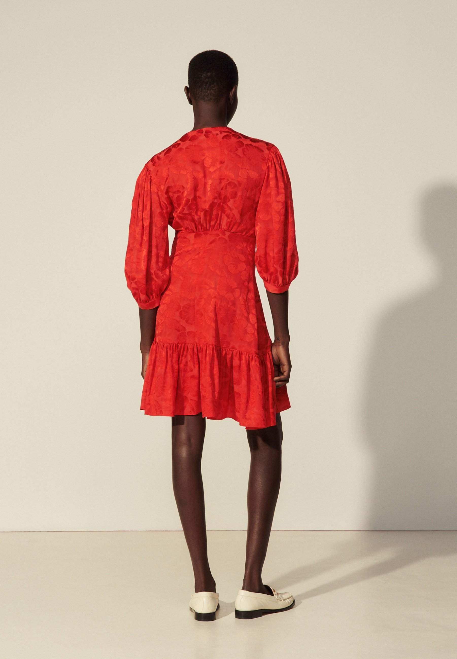 robe sandro rouge