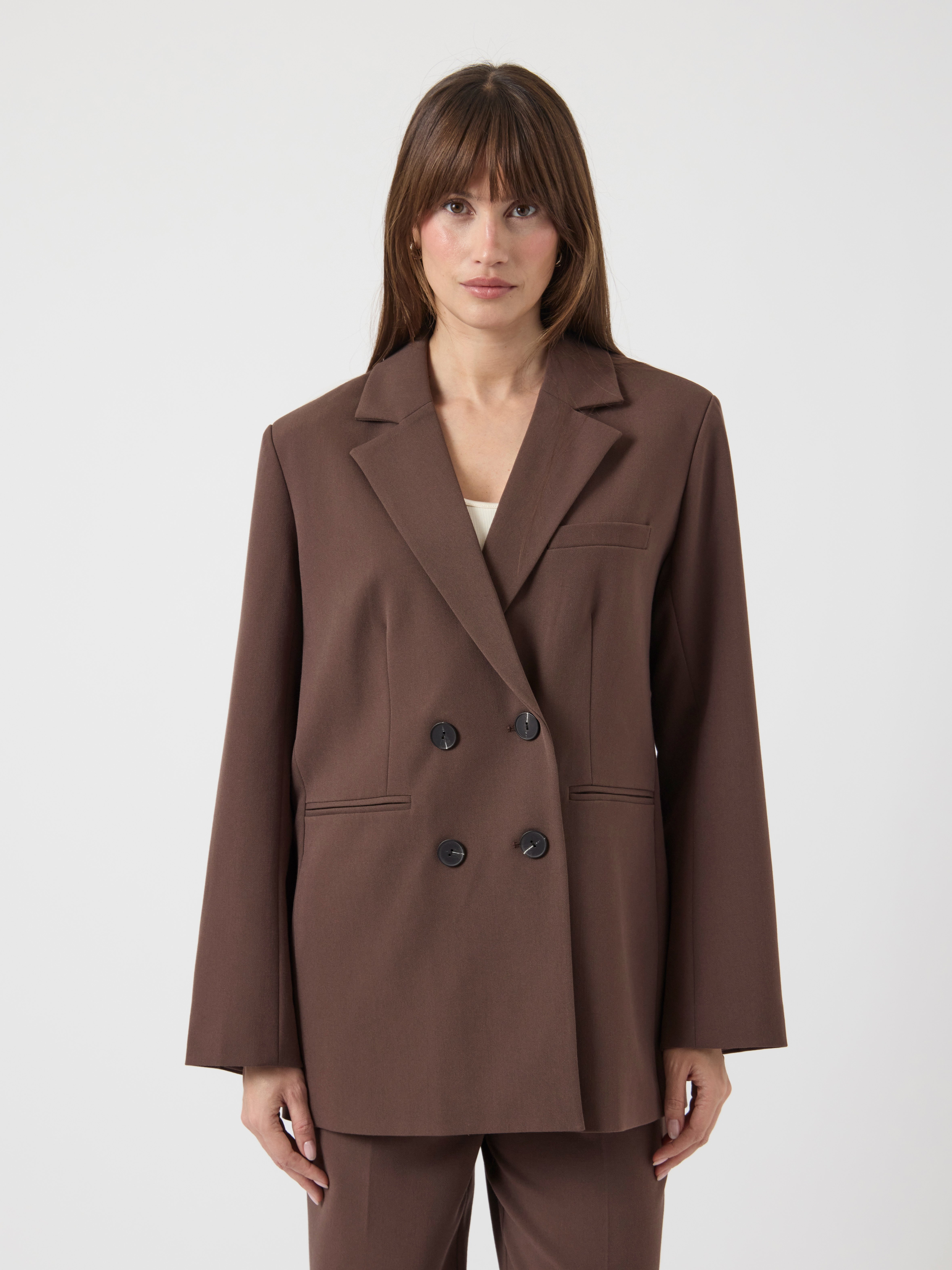 yasudadesu1213 YAS YASLIKKA LS OVERSIZED BLAZER S. NOOS - Halflange jas