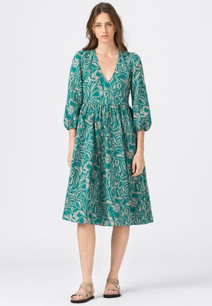 Day dress - smaragd