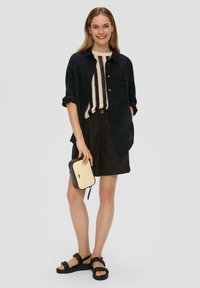 s.Oliver OVERSIZE-LOOK - Pogājama blūze - schwarz