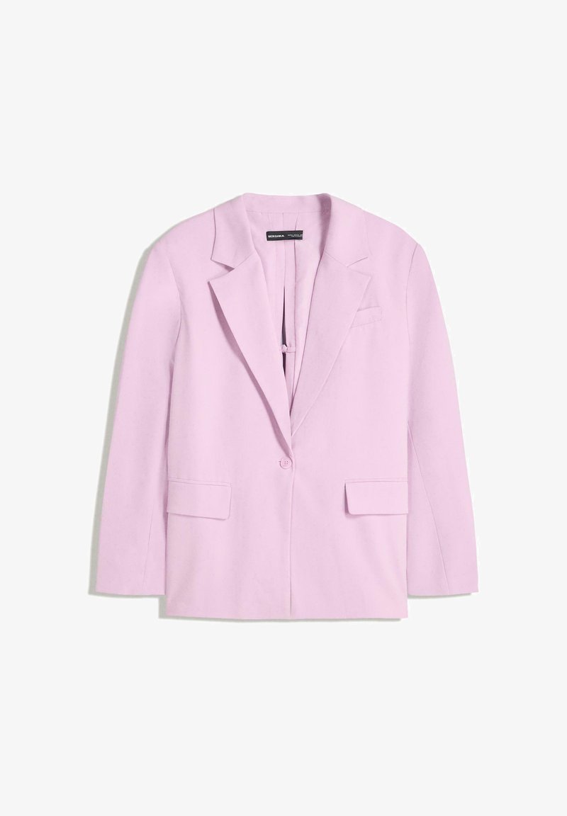 Jacket Bershka Jacke Rosa Bershka Kurzmantel Pink