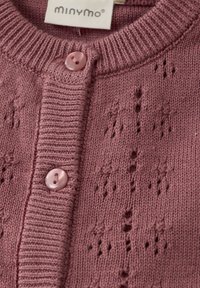 Minymo Strickjacke - withered rose
