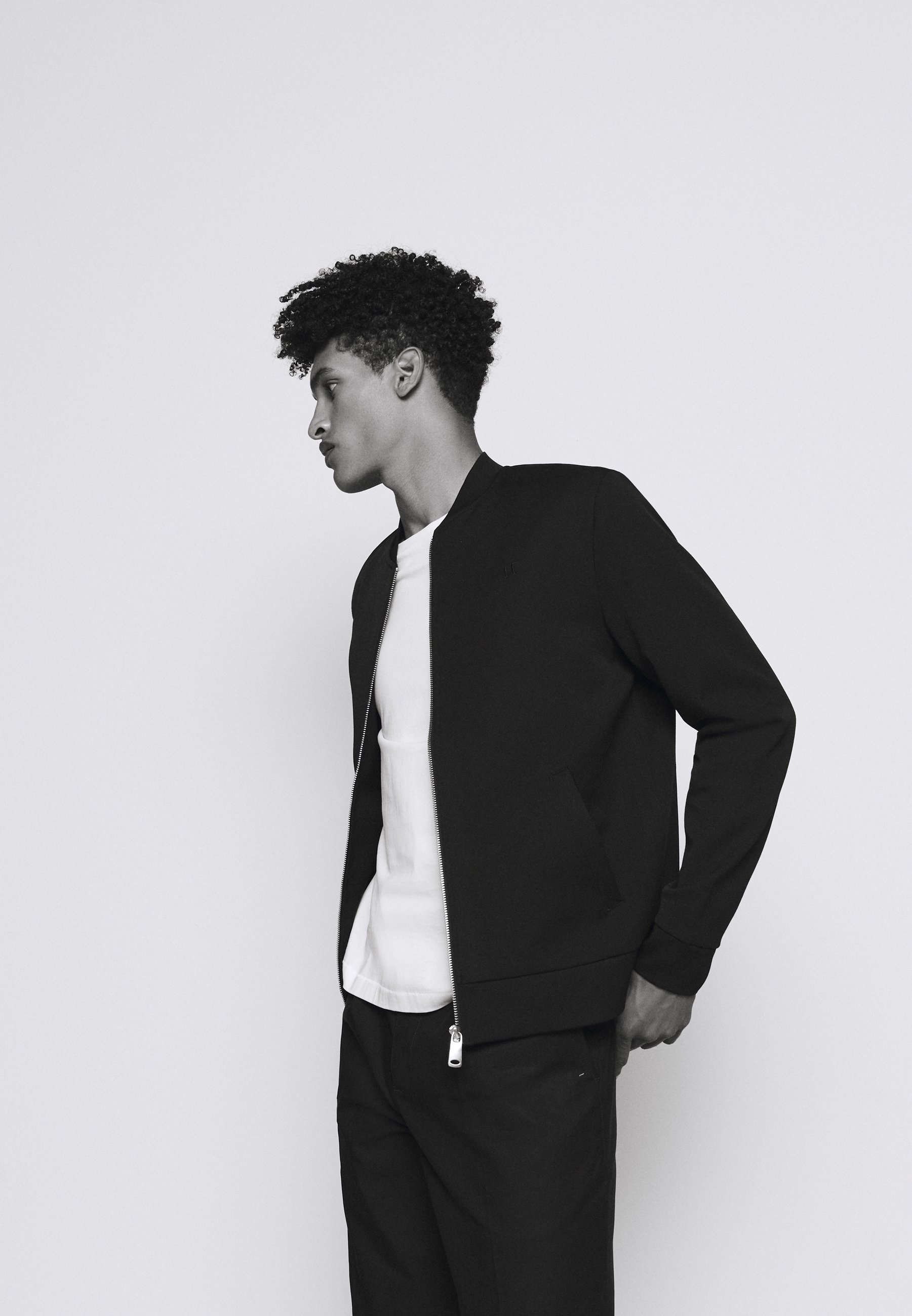 Les Deux COMO BOMBER JACKET Bombejakke black Zalando.no Les Deux COMO BOMBER JACKET Bombejakke navy Zalando.no