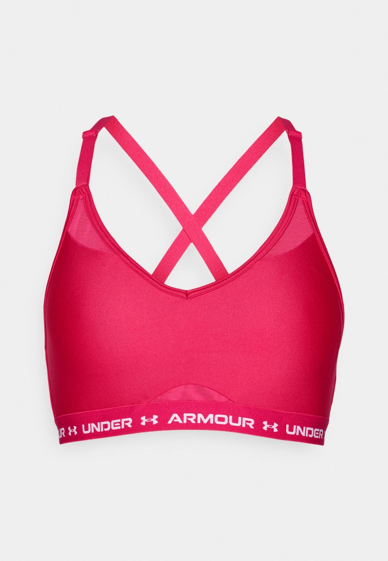 Under Armour Sport-bh met light support donkerroze