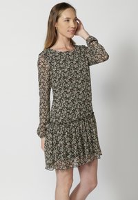 Koroshi LONG SLEEVE - Rochie de zi - black