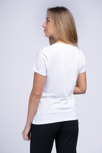 Lonsdale ACHNAVAST - Tričko s potlačou - white black lilac