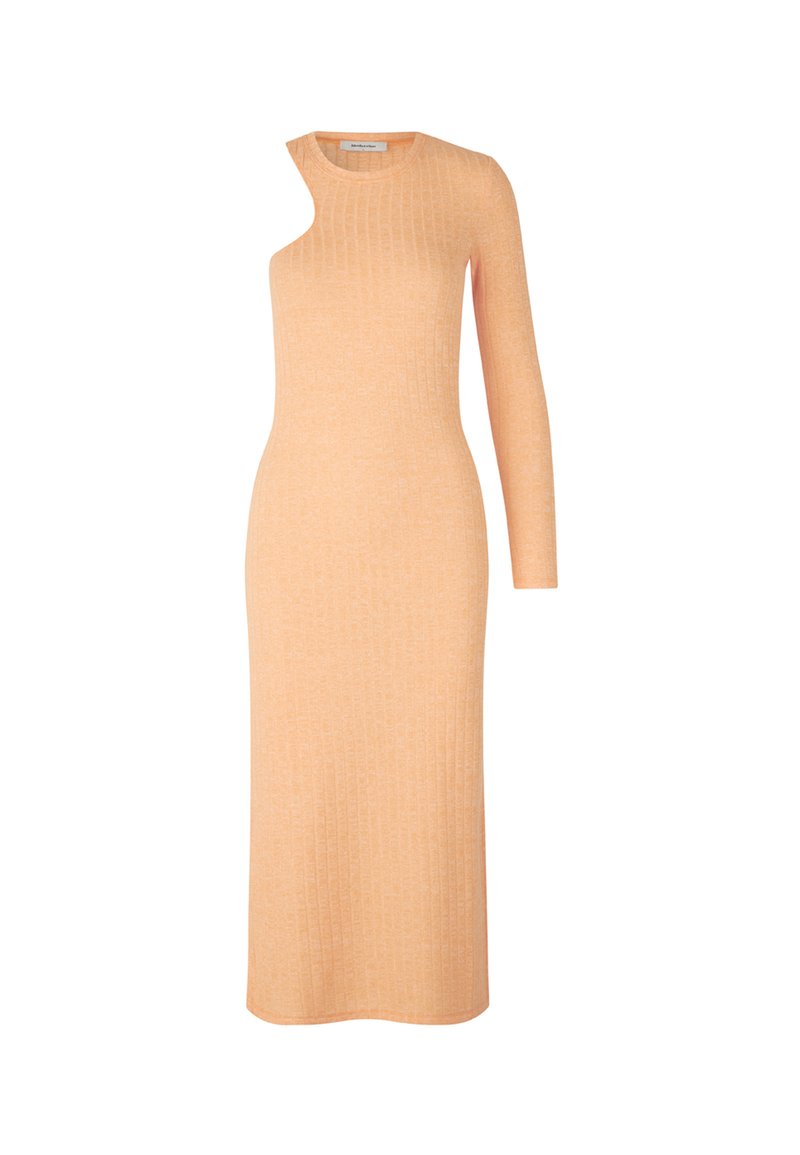 Modström Gebreide jurk goudkleurig