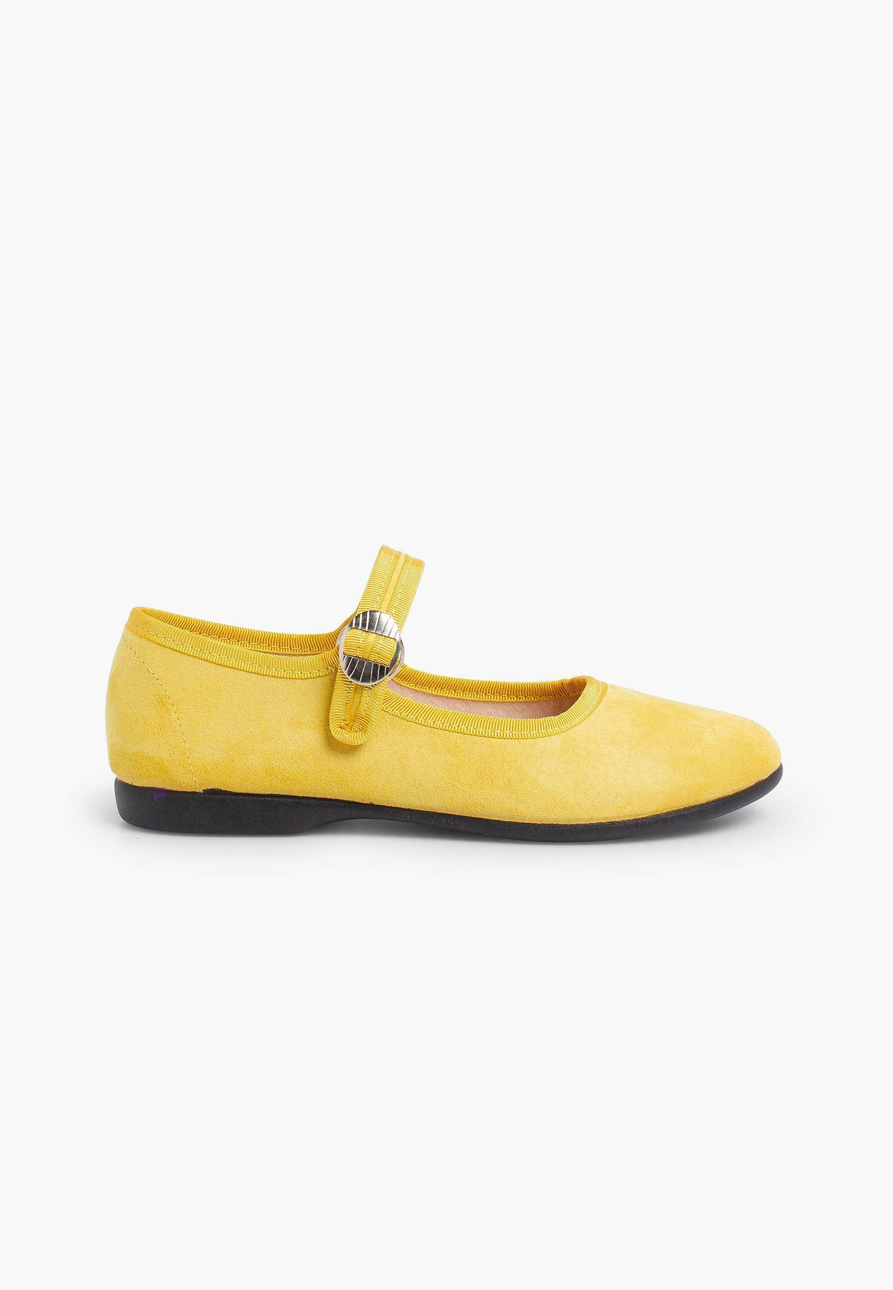 Pisamonas MERCEDITA BAMARA JAPONESA - Bailarinas con hebilla - mostaza/amarillo  - Zalando.es