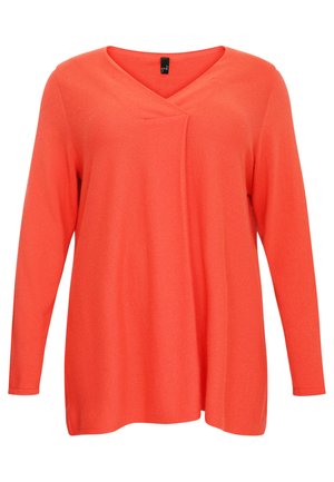 YOEK WITH LONG SLEEVES - Strickpullover - orange