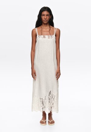 BIMBA Y LOLA, Vestido largo - blanco