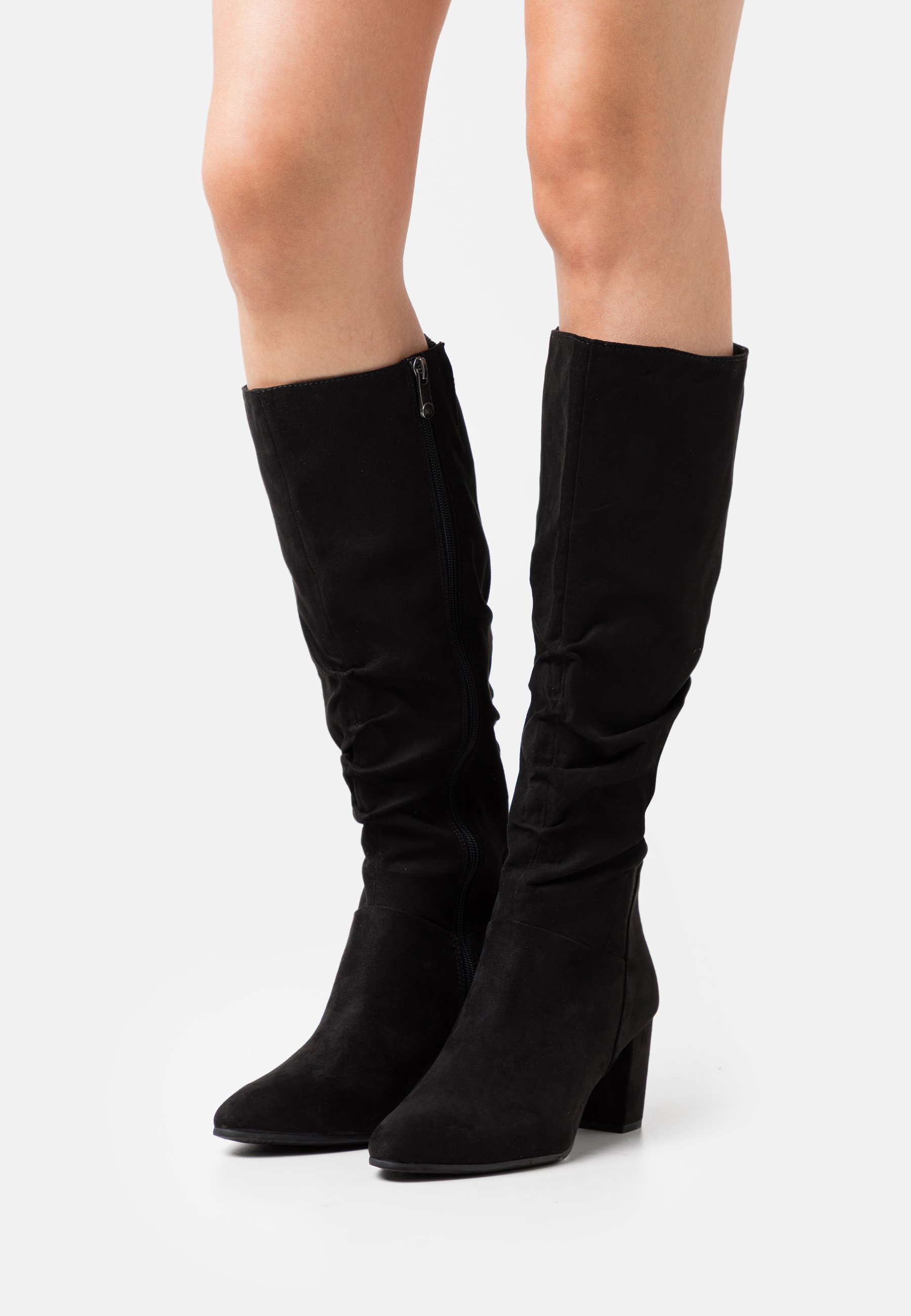 marco tozzi damenstiefel schwarz