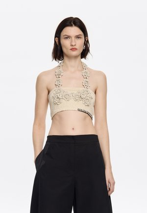 Bimba Y Lola FLORES CROCHET ARENA - Top - arena