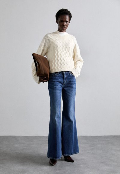 RE/DONE BAGGY FLARE - Blugi evazați - monterey fade