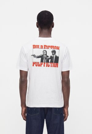 Only & Sons, ONSPULP FICTION LIFE TEE - T-shirt print - bright white