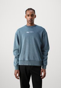 Karl Lagerfeld Jeans RELAXED ACIDWASH  - Sweatshirt - blue indigo