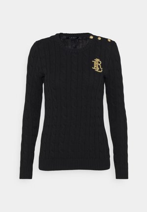Strickpullover - black