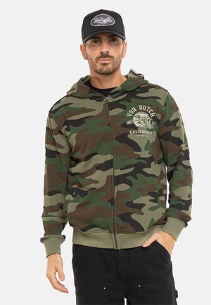 Von Dutch, Sweat zippé - kaki