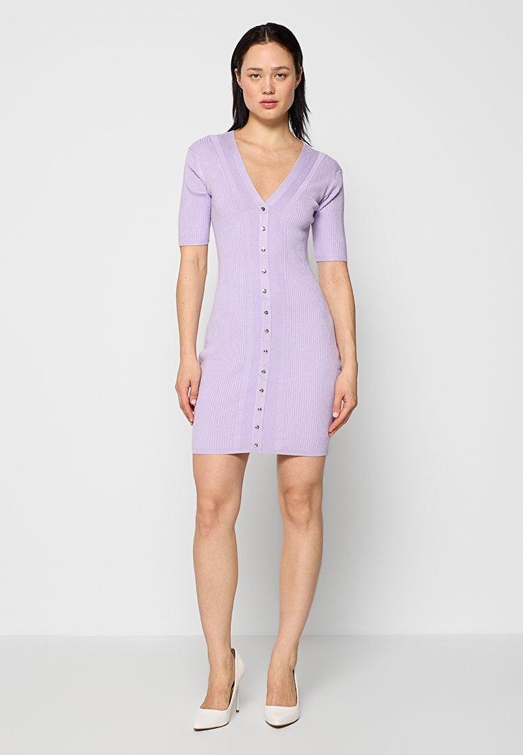 Guess Gebreide jurk lila Guess Gebreide jurk lila
