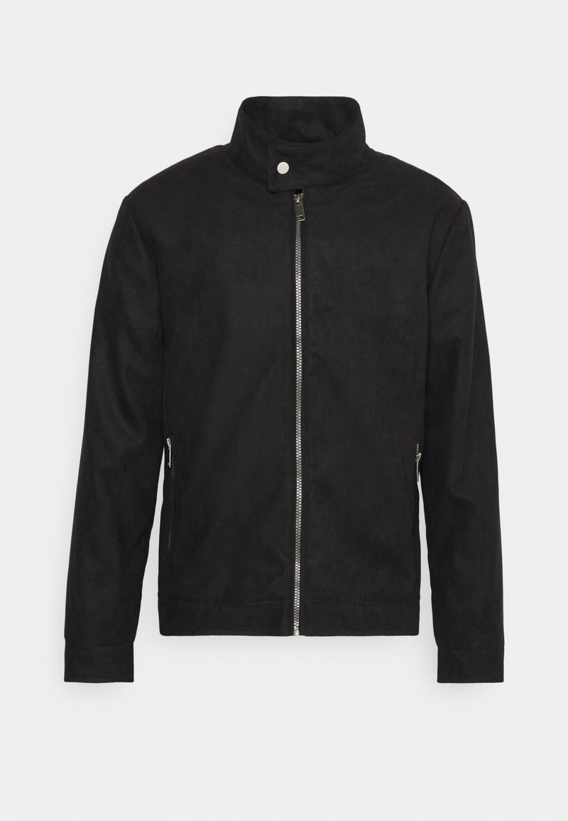 Brave Soul Imitatieleren jas zwart