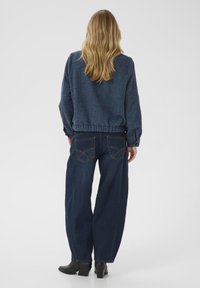 Cream Leichte Jacke - navy herringbone