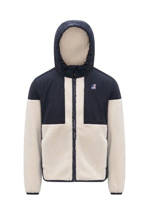 K-Way, FELPA SAMSON 4.0 ORSETTO UNISEX - Veste polaire - blue depth-ecru-a04