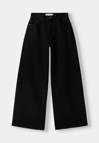 WIDE-LEG - Relaxed fit jeans - black