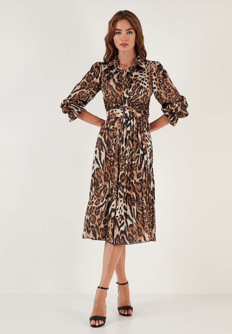 Camicia in velluto leopardato main image 1