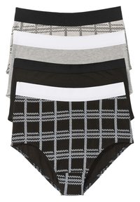 bonprix 4ER PACK - Slip - schwarz