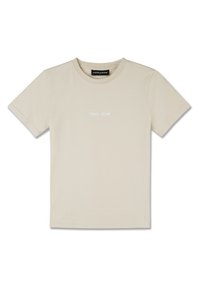 YONA SLIM TEE - Basic póló - washed light beige/white gum