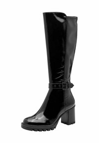 Tamaris Stivali con plateau - black patent