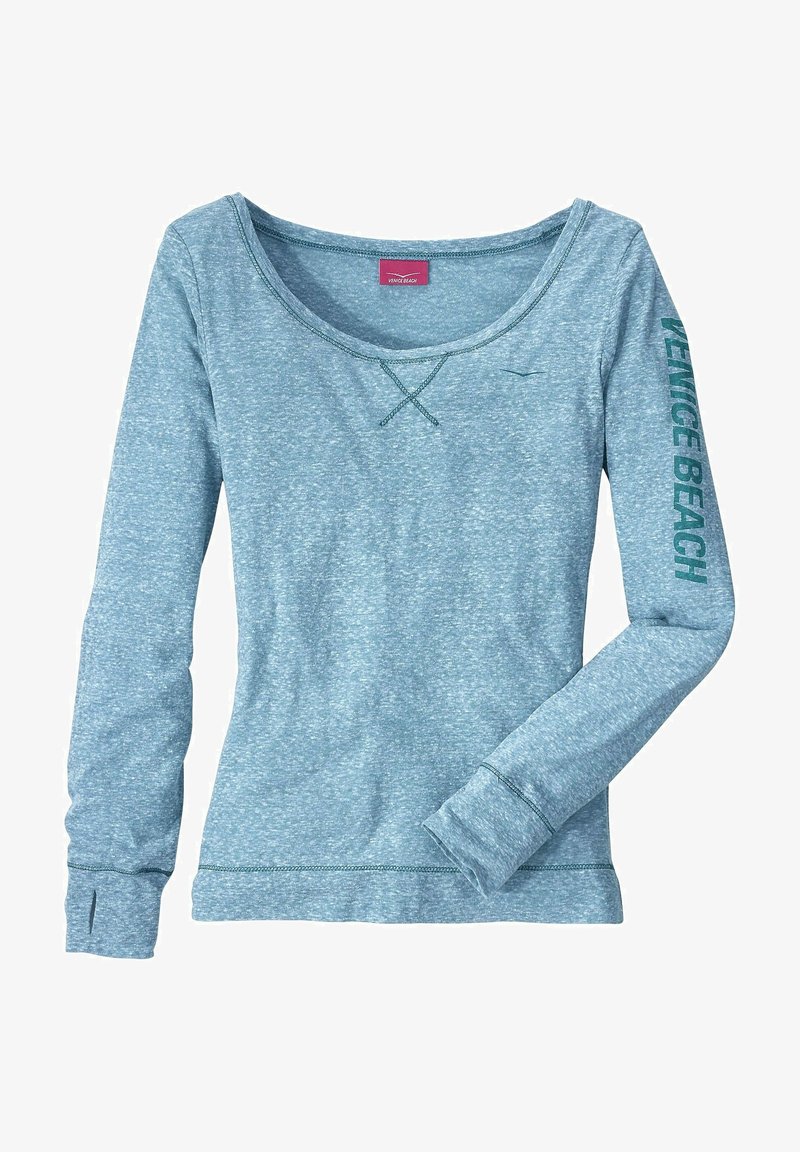 Venice Beach Langarmshirt - türkis-meliert