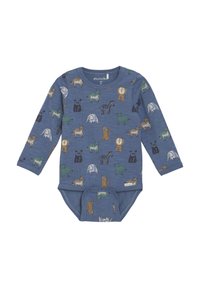 Minymo LONG SLEEVES ALL OVER  - Body - china blue