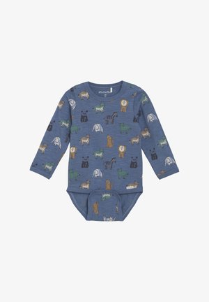 Minymo LONG SLEEVES ALL OVER - Body - china blue