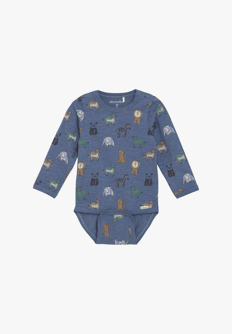 Minymo LONG SLEEVES ALL OVER - Body - china blue