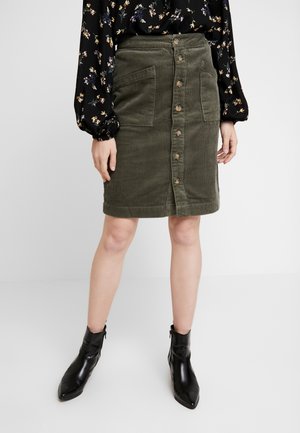 Gonna a campana - dark green