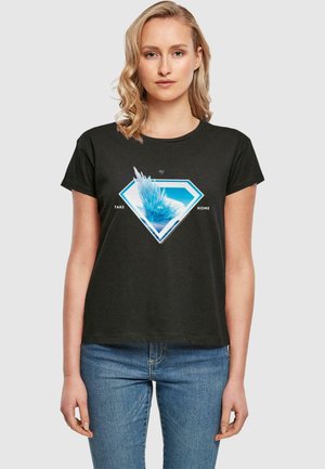 SUPERMAN LOGO SVALBARD TAKE ME HOME BOX  - Print T-shirt - black