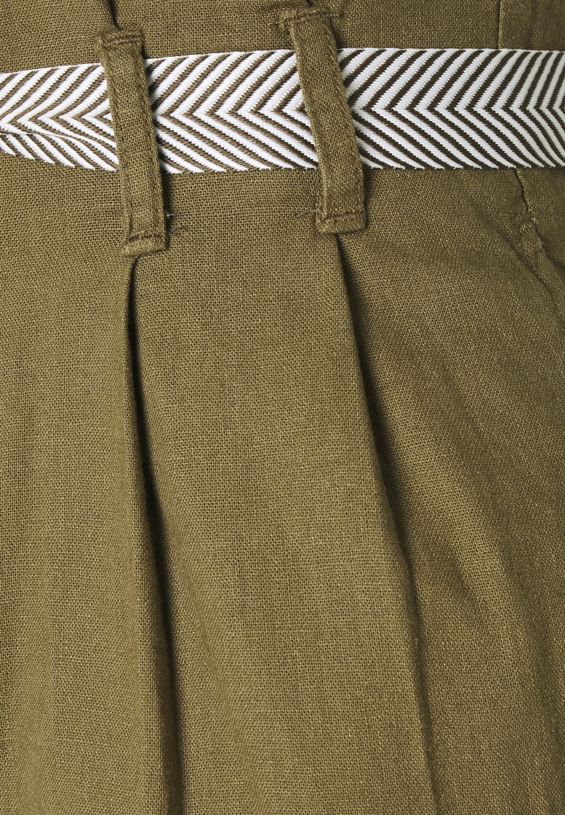 Springfield PANTALON LINO - Stoffhose - dark khaki/khaki - Zalando.ch
