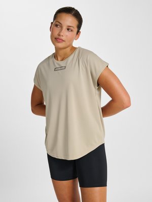 Hummel, TE TOLA - Sports T-shirt - chateau gray