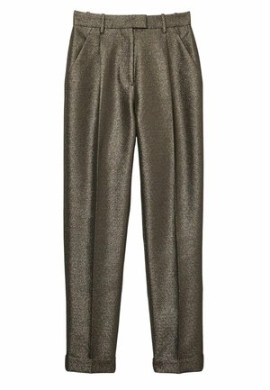 Reiss REGULAR FIT-SIENNA SPARKLE TAPERED - Chino - dark gold