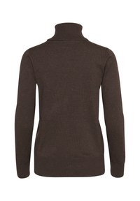 Saint Tropez ROLL NECK  - Pulover - dark oak melange
