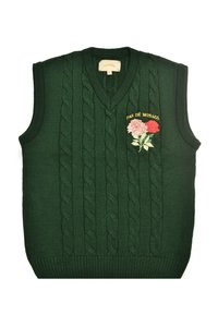 FLORASION  - Striktrøje - forest green